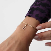 By Golden House Charm Harf Bileklik