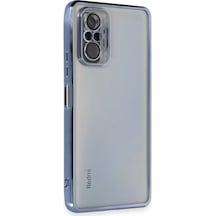 Xiaomi Redmi Note 10 Pro Kılıf Razer Lensli Silikon - Açık Mavi Çr
