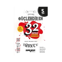 Ankara Yayıncılık 5.sınıf Güçlendiren Türkçe 32 Haftalık Deneme