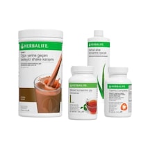 Herbalife Başlangıç Seti-7 Çikolatalı Shake 100g Klasik Çay Aleo Içecek Thermo Tablet