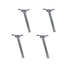 Sofra Ayağı Yer Sofrası Için Metal Katlanır Ayak 25 Cm 4 Lü Set Çinko
