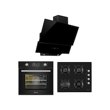Ferre 10002 - S 1140 CE - S FMM 600 Siyah Ankastre Set