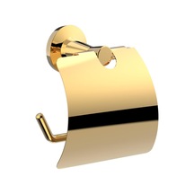 Serel Purity Tuvalet Kağıtlığı Kapaklı Altın Görünümlü 140113008a