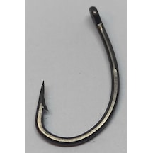 Sazan Avı Kurv Shank Model Teflon Siyah Delikli Olta Iğnesi No:4