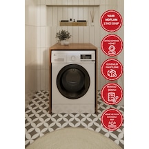 Odaco Premium Çkmd-01 %100 Mdf Çamaşır Ve Kurutma Makinası Banyo Dolabı Safir Meşe