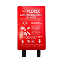 Lr-fb1010b Kutulu Yangın Söndürme Battaniyesi 100cm X 100cm