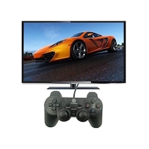Çift Titreşimli Usb Kablolu Oyun Kolu Pc Uyumlu Vibration Gamepad Lisinya