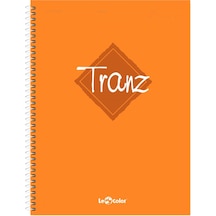 A4 Defter Kareli Turuncu Tranz 200 Sayfa 103 Ivory