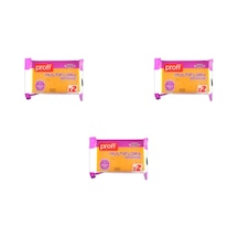 Proff Multiflora 2'li Soft Sünger - 14x9x3 Cm. - Tüm Yüzeyler İçin Bulaşık Süngeri - 3 Paket