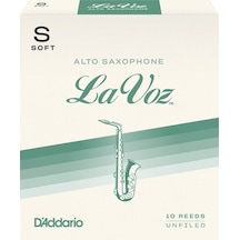 D'addario Rjc10sf La Voz Alto Saksafon Kamışı Soft Sertlik Profesyonel/caz - 10'lu Paket Caz İçin Özel Kesim, Güçlü Ses Projeksiyonu Ve Esneklik