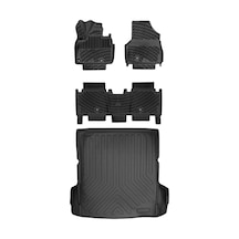 Kia Ev9 2024 Sonrası 4-5 Koltuklu 3d Araca Özel Paspas Ve Bagaj Havuzu Set