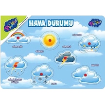 Playwood Ahşap Tutmalı Puzzle Hava Durumu Ony284