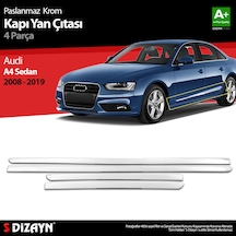 S-dizayn Audi A4 Sd Krom Kapı Yan Çıtası 2008-2019