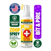 Zoop Köpek & Kedi Ağız Ve Diş Bakım - Mantar - Yara - Bit Pire Koruma - Kulak Temizleme - Alerji - Kaşıntı - Koku Giderci Ve Egzama Acil Bakım Spreyi 100 Ml