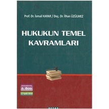 Hukukun Temel Kavramları ismail Kayar 6. Bas. 2.el İadesiz