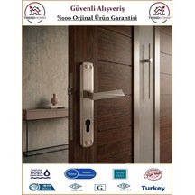 Grossavm Prizma Aynalı Dış Çelik Kapı Kolu - Nikel Saten - Yale