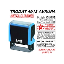 Trodat 4913 Firma - Ofis - Şirket - Doktor - Avukat Kaşesi N11.22644