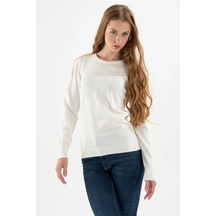 Fashion Friends Kadın Kazak Ekru 23k0245k1 24ke21000003 E2111 Ekru