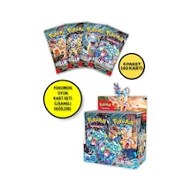 Pokemon Oyun Kartı Tcg Scarlet & Violet Stellar Crown Lisanssız Booster Pack - 4 Paket 40 Kart