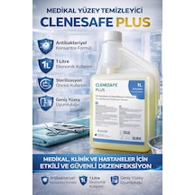 Clenesafe Plus 1 L Konsantre Ön Temizleme Ve Dezenfeksiyon Solüsyonu Medikal Yüzey Temizleyici