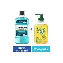 Listerine Cool Mint 250 ML + Le Petit Marseillais Zeytinyağı Yağı Saf Sıvı Sabun 300 ML