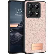 Xiaomi Mi 14t Pro Bright Simli Kapak - Pembe