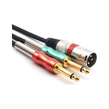 Xlr Erkek 2X6.3 Mm Mono Kablo 2 Metre
