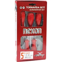 Nexon 5 Parça Yıldız Düz Tornavida Takımı