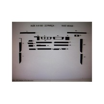 Audi A6 100 1997-2002 22 Parça Torpido Kaplama Renk Kuş Gözü Maun