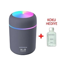 Babikamium Hava Nemlendirme Buhar Makinesi Siyah + Su Bazlı Bahar Kokusu 50 ML