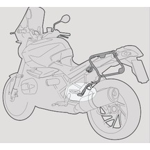 Honda Xl 750 Transalp 23 26 Outback Yan Çanta Demiri Givi Plo1201cam Siyah