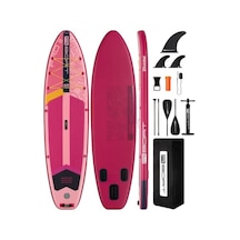 Air Power Pink Şişme Paddle Board Sup Seti 335 X 86 X 15 Cm Çift Taraflı Kürekli, Woven Drop Stitch, 175 Taşıma Kapasiteli, Yüksek Denge Açık Mavi