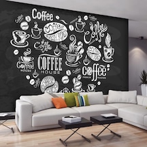 Coffee (Kafe) Özel Tasarım Duvar Kağıdı
