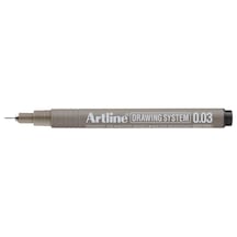 Artline Drawing System 0.03 Çizim Kalemi Uç 0.03 Mm Siyah