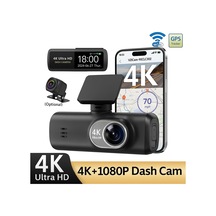 Dash Cam Araç Kamerası Ön Arka Kayıt, Gps Takip, Wifi Bağlantı, 3840x2160p 4k Ultra Hd