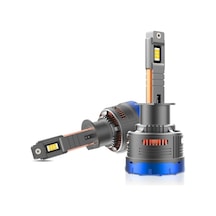 Ebitda Araba Farları Led 600w Yüksek Güç 9005-9006 H1-h11 10-32v, Gri-h1 Kurulum Güvenli Montaj Bir Çift Gri-h1