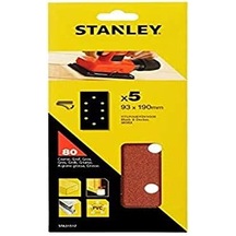 Sta31517 Zımpara, Kırmızı, 5 Adet, 80g Uyumlu