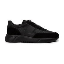 Deery Hakiki Deri Siyah Erkek Sneaker Ayakkabı - 01963msyhe06 Siyah