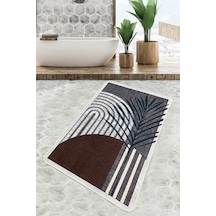 Morillo Banyo Halısı Djt 70x120 cm Banyo Halısı Paspas Yıkanabilir Kaymaz