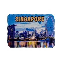 Singapur Temalı Kırık Magnet