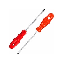 2 Li Tornavida Seti, 1 Düz, 1 Yıldız Tornavida Ergonomik Kaymaz Sap, Uzun Ömürlü Çelik Uç, Ev, Ofis Ve Profesyonel Kullanım