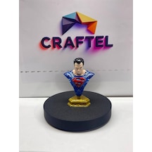 Superman Büst 10 Cm Koleksiyonluk Kahraman Figürü