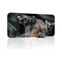 Lemur Kaymaz Dikişli Kauçuk Oyuncu Mousepad V4 - 70x30 Xl Gaming Mouse Pad Fare Altlığı