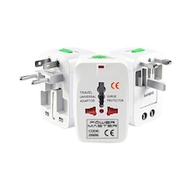 Powermaster Pm-2886 Unıversal Çoklu Priz Çevirici Seyahat Adaptör 125v-250v-6a-13a -2990