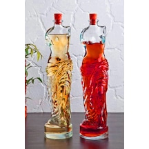 Venüs Yağdanlık - Kadın Figürlü Sirkelik Sosluk 200 Ml Şeffaf
