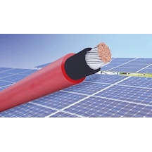 10mm Solar Kablo 10 Metre Kırmızı