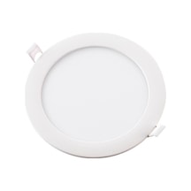 Yuvarlak Led Panel 12w Beyaz Kasa Günışığı 3000k
