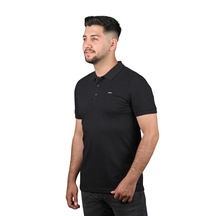 Manta 2061 Erkek Polo Yaka T-shirt-26882-siyah