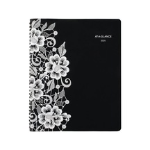 2025 Randevu Defteri Planlayıcısı, Haftalık Ve Aylık, 8-1/2 "x 11", Büyük, Saatlik, Lacey 541-905-25 Çok Renkli