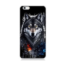 Apple Uyumlu iPhone 6 Plus Silikon Kılıf Yalnız Kurt